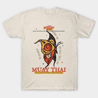 Vintage Tattoo Sak Yant Muay Thai Butterfly T-Shirt